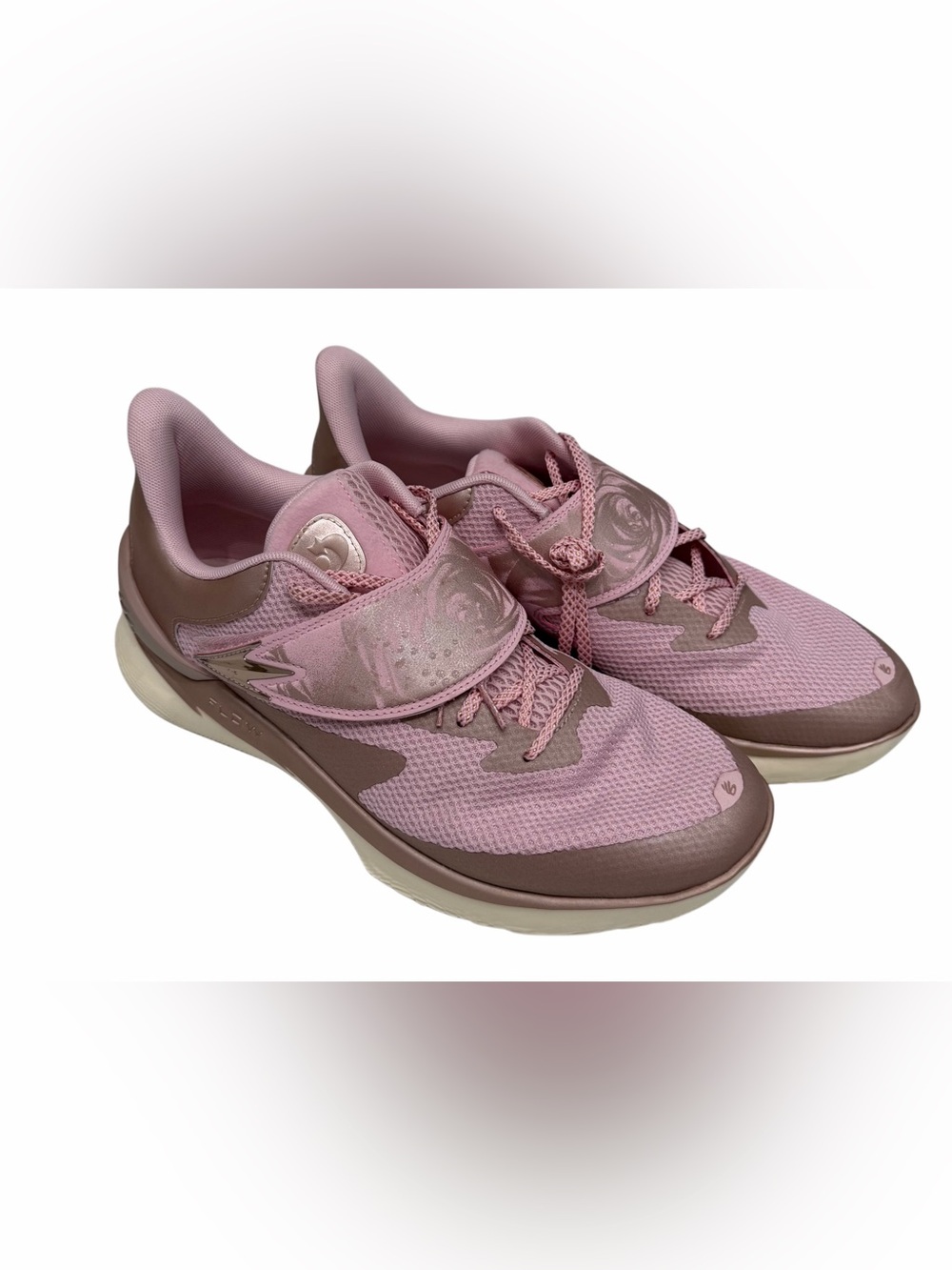Under Armour M-14/W-15.5 Curry Fox 1 Reign Rose Pink Shoes Sneakers NWOB